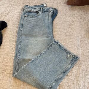 Abercrombie & Fitch the 90s straight ultra high rise